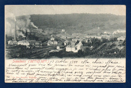 54. Environs De Longwy. Saulnes. Panorama Du Village Et Usine Métallurgique Raty. 1899 - Longwy