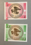 Kirghizistan : 2 Billets 1 & 10 Tyiyn, Type 1993 (62135/7774) - Kirghizistan