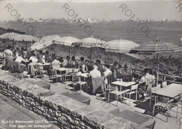 CARTOLINA  KURHAUS WEISSENSTEIN,SOLEURE,SVIZZERA,TERRASSE,.BLICK GEGENDIE BERNERALPEN,VIAGGIATA - Soleure