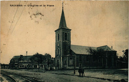 CPA AK RAISMES-L'Église Et La Place (422865) - Raismes