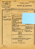 MARIGNY Dominique, Né à Morestel 38,  Relevé De Services - Documents