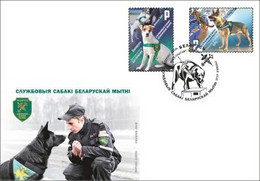 Belarus 2021 Custom Dogs Dog Fauna Mammals FDC - Belarus
