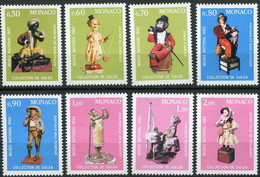 Monaco, 1983, Mi 1608-1615, The 190th Anniversary Of Automata From The Galea Collection, 8v, MNH - Dolls