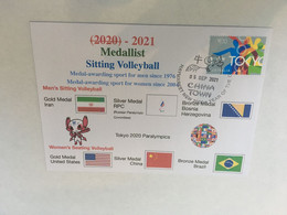 (1A4) 2020 Tokyo Paralympic - Medal Cover Postmarked Haymarket - Sitting Volleyball (Men's & Women's) - Summer 2020: Tokyo