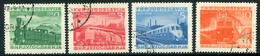 YUGOSLAVIA 1949 Railway Centenary Used. .  Michel 583-86 - Used Stamps