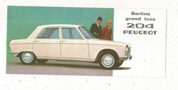 Publicité 4 Pages ,automobile ,berline , Break Grand Luxe 204 PEUGEOT ,4 Scans , 210 X 90 Mm, Frais Fr 1.65 E - Werbung