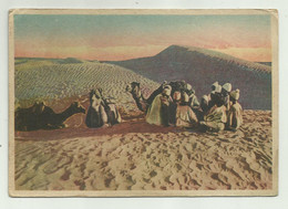 TRIPOLITANIA - SOSTA NEL DESERTO 1941 VIAGGIATA   FG - Libia