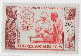 ⭐ Côte Des Somalis - YT N° 283 ** - Neuf Sans Charnière - 1950 ⭐ - Nuevos