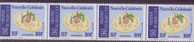 NOUVELLE-CALEDONIE N°688/91** NEUF SANS CHARNIERE   PIECES DE MONAIE - Unused Stamps