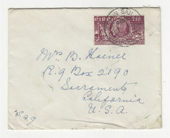 Eire Letter Cover Posted 1949 Kinsale Pmk B210901 - Covers & Documents