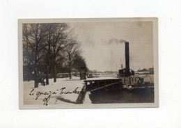 !!! CHINE, CARTE PHOTO DE TIEN-TSIN POUR LA BELGIQUE (AUTOUR DE 1910). RR - Cartas & Documentos