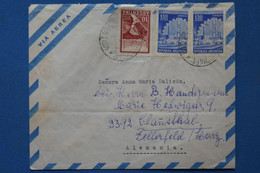 ¤17 ARGENTINA   BELLE LETTRE  1954    POUR  GERMANY+ AEROPHILATELIE+ AFFRANCH . INTERESSANT - Aéreo
