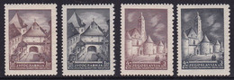 Kingdom Yugoslavia, Philatelic Exhibition 1941, All Four Stamps, Perforation 9 To The Right, MNH, Good Quality - Unused Stamps