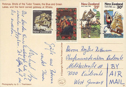 NEW ZEALAND - PICTURE POSTCARD 1983 > KARLSRUHE/DE /QF417 - Cartas & Documentos