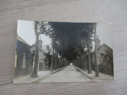 Carte Photo 45 La Ferté Saint Aubin Attribuée à F.Baroud Vue Rue - La Ferte Saint Aubin