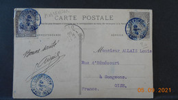 Carte Postale De 1906  à Destination De France Avec Cachet De Diégo Suarez - Cartas & Documentos