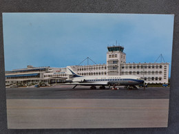 CPSM 06 NICE AEROPORT Caravelle Air France - Transport Aérien - Aéroport