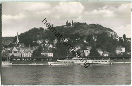 Linz - Fahrgastschiff Rheinland -  Foto-AK - Verlag Schöning & Co Lübeck - Linz A. Rhein