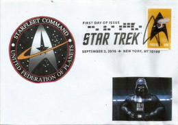 USA. Space Western Science Fiction. STAR TREK.  FDC NEW-YORK Year 2016 - 2011-...