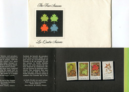 4 Stamps **  The Four Seasons's - Maple Leaf In 4 Seasons - Feuille D'érable Aux 4 Saisons - CPO-1-60 - Autres & Non Classés