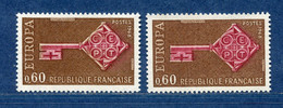 ⭐ France - Variété - YT N° 1557 - Couleurs - Pétouilles - Neuf Sans Charnière - 1968 ⭐ - Nuevos