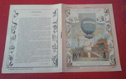 Couverture Cahier Collection Garnier Moyens Locomotion L'Aérostation N°2 Pilâtre De Rozier Marquis D'Arlandes - Protège-cahiers