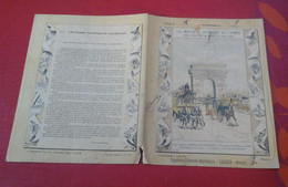 Couverture Cahier Collection Garnier Moyens Locomotion Chars Voitures Tramways N°11 Etoile 1894 Mails Omnibus - Protège-cahiers