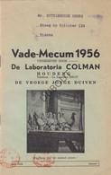 Duiven/Pigeons 1956 Vademecum Van Laboratoria Colman Houdeng La Louvière (N171) - Autres & Non Classés