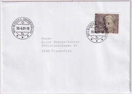 1015 Auf Brief Mit Letzttagstempel Poststelle BLEIKEN B. OBERDIESSBACH (BE) - Covers & Documents