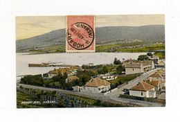 1908 Tasmania Farbige Photokarte Sandy Bay Hobart 1d Franking On The Front - Hobart