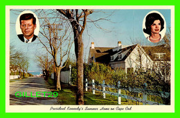CAPE COD, MA - PRESIDENT KENNEDY'S SUMMER HOME, IRVING AVE, HYANNISPORT -  E. D. WEST CO - - Cape Cod