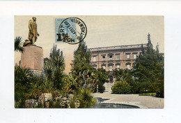 1908 Australia Tasmania Chromo Photocard PPC CPA Hobart Franklin Square With SG 244 Franking - Hobart