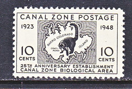 Canal Zone  141     **    MAP  FAUNA - Canal Zone