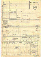 (B) GERMANY. 1957. RAIL FREIGHT DOCUMENT / FRACHTBRIEF. DEUTSCHE REICHBAHN. - Verkehr & Transport