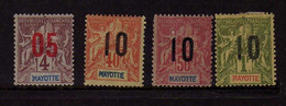 Mayotte (1912) - Type Groupe  Surcharge    Neuf* - MH - Neufs