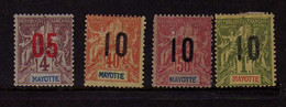 Mayotte (1912) - Type Groupe  Surcharge    Neuf* - MH - Unused Stamps