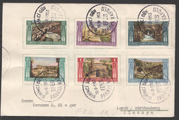 1953 Ephèse Tourisme FDC MiNr 1361-6 - Briefe U. Dokumente