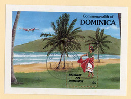 509 Dominica 1988 Sc.#1080 Used "Offers Welcome" - Dominica (1978-...)
