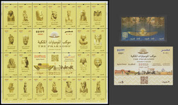 Egypt - 2021 - Set, S/S & Mini Sheet - ( THE PHARAOHS Golden Parade - 3 April 2021 ) - MNH (**) - Aegyptologie