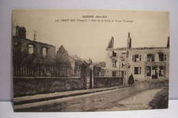 SAINT - DIE  - Rue De De La Bolle Et Usine Tisserant - Saint Die