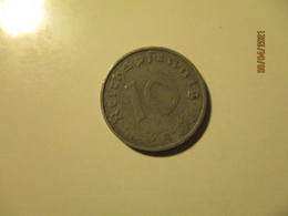 GERMANY  III REICH  NAZI  COIN  1941 B  10 REICHSPFENNIG ,m - 10 Reichspfennig
