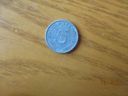 GERMANY  III REICH  NAZI  COIN  1940 A   5 REICHSPFENNIG - 5 Reichspfennig