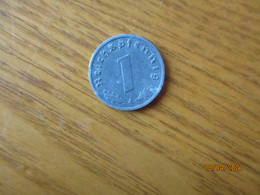 GERMANY  III REICH  NAZI  COIN  1943 A  1 REICHSPFENNIG - 1 Reichspfennig