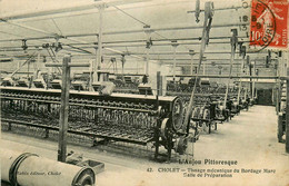 Cholet * Tissage Mécanique Du BordageMArc * Salle De Préparation * Machine Industrielle * Métier à Tisser - Cholet