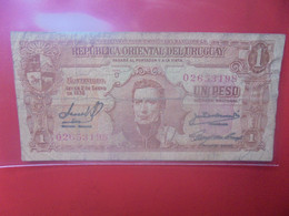 URUGUAY 1 PESO 1939 Circuler (B.24) - Uruguay