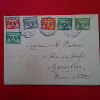 LETTRE AMSTERDAM POUR MAROLLES 1940 - Storia Postale