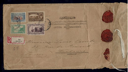 Turquie 1922 - Grande Enveloppe Recommandée Sans Courrier De Galata Pour Fribourg SUISSE - Storia Postale