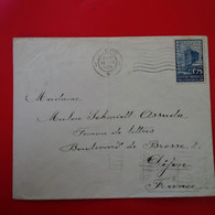 LETTRE LIEGE POUR DIJON MALOU SCHMIDT ASSADA FEMME DE LETTRES 1935 - Brieven En Documenten