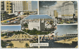 Maroc- Casablanca ** Multivues De 1953- Format 9x14cm ** Ed.Cap N° 1019 (pli Vertical) - Casablanca