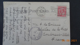 Carte Ancienne Du Canada De 1906 à Destination De France - Briefe U. Dokumente